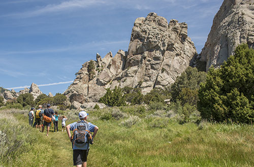 camping and hiking in Southern Idaho